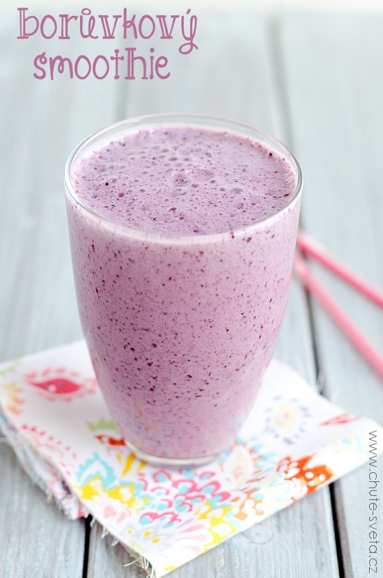 borůvkový smoothie