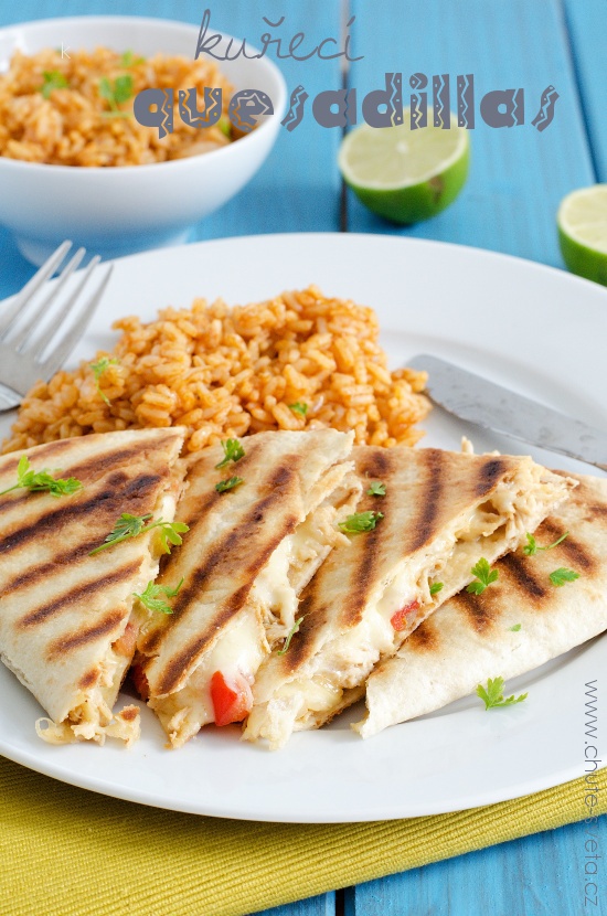 kuřecí quesadillas