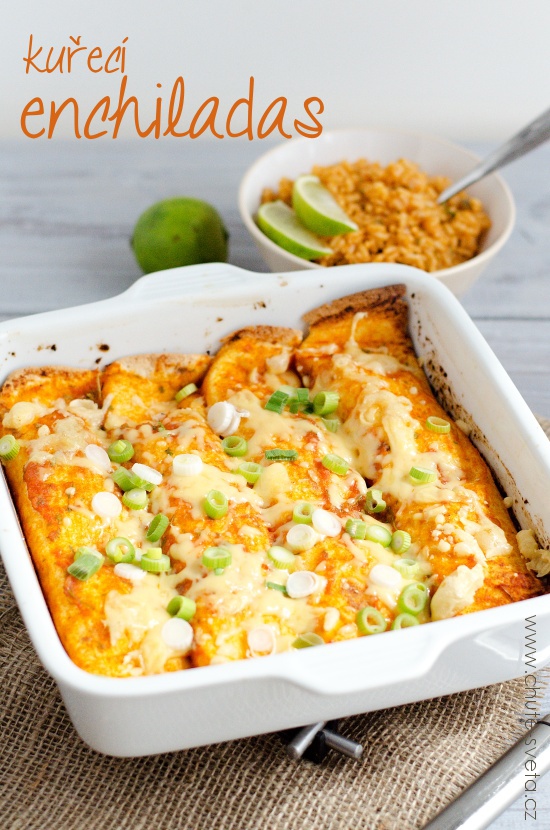 kuřecí enchiladas