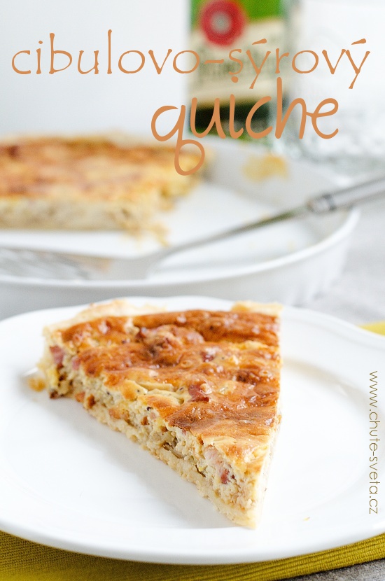 cibulovo-sýrový quiche