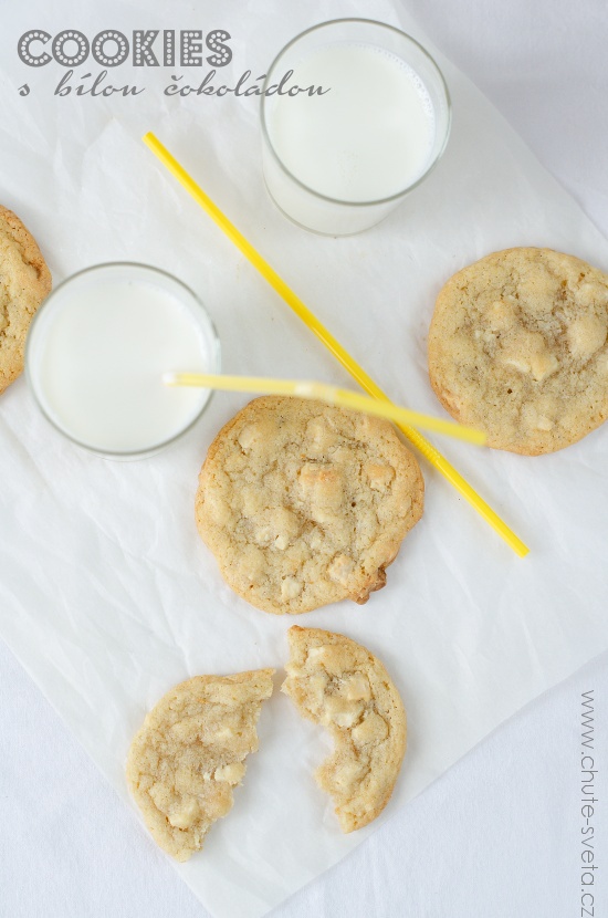 cookies s bílou čokoládou