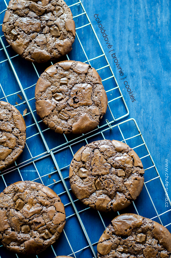 čokoládové brownie cookies { předsevzetí 2014: každý měsíc cookies }