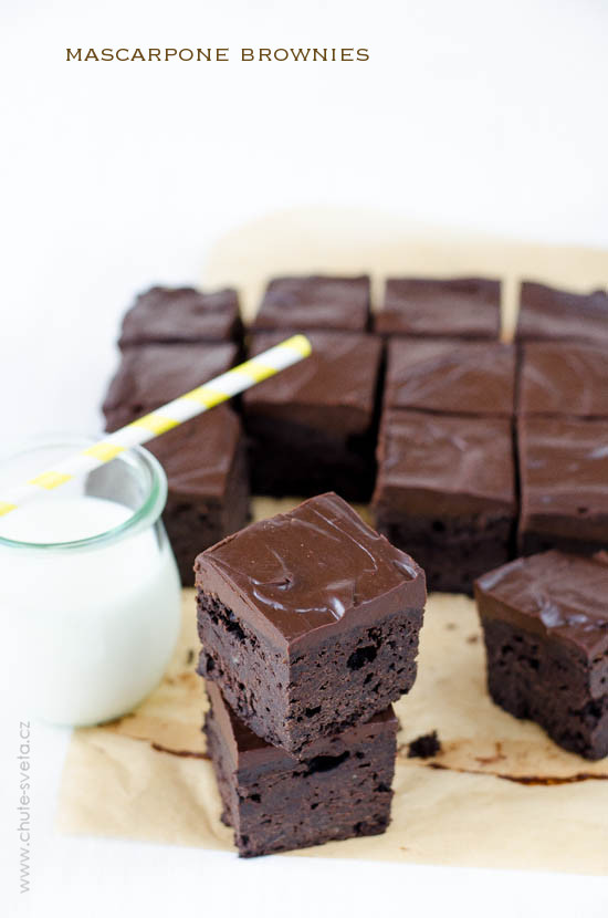 mascarpone brownies