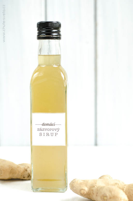 domácí zázvorový sirup