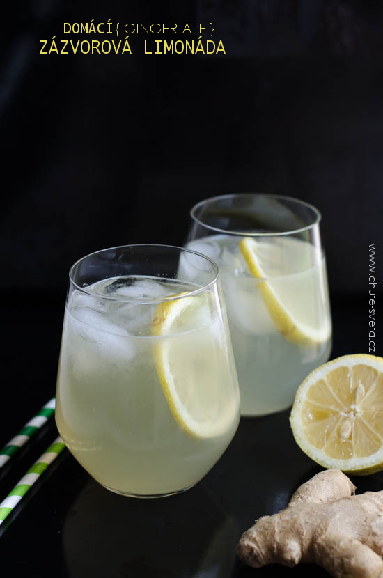 domácí zázvorová limonáda { ginger ale }