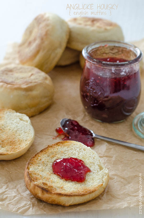 anglické housky { english muffins }