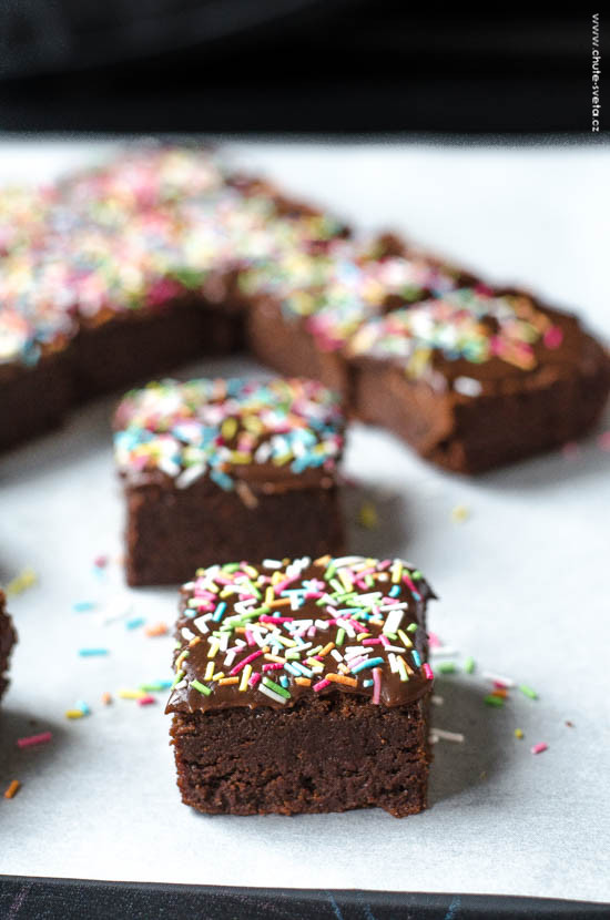 brownies s nutellou