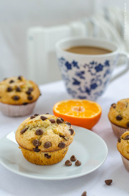 čokoládové muffiny jako z kavárny